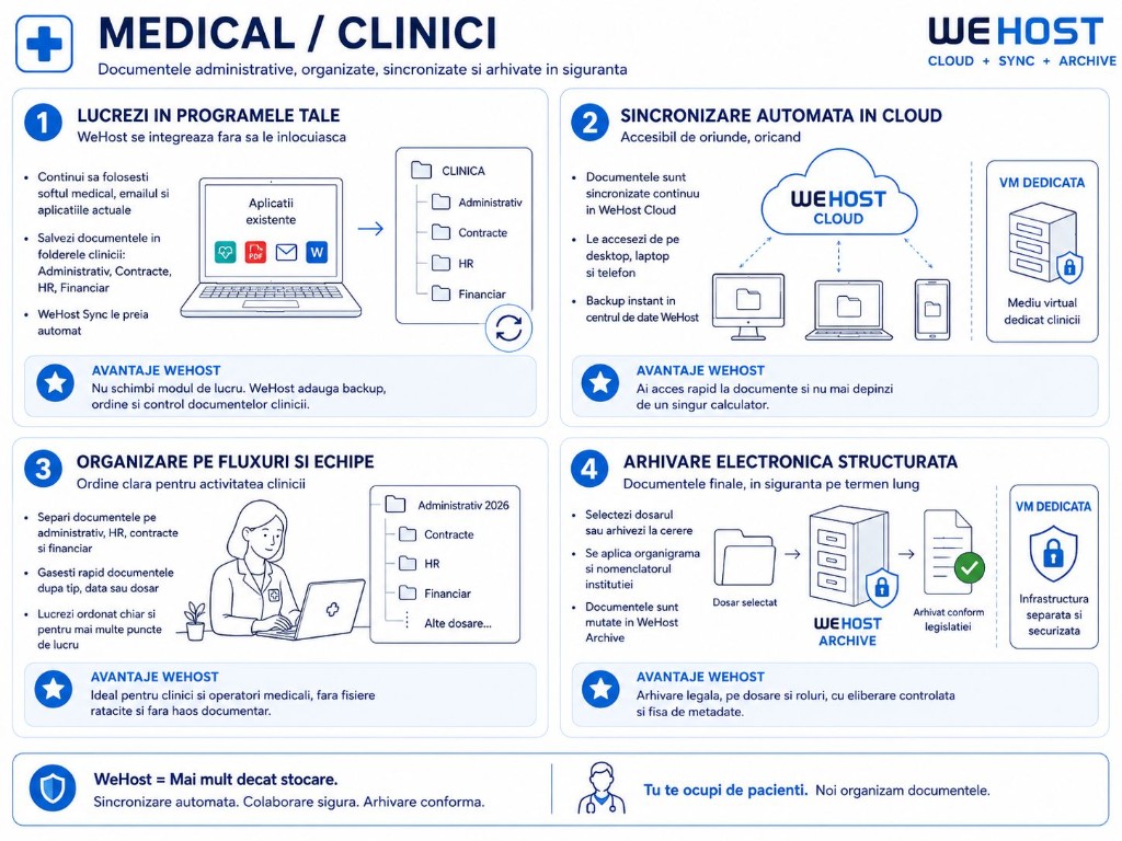 Medical / Clinici — infografic WeHost
